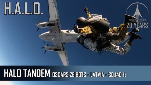 HALO Tandem 30,000 feet - The 1st Latvian High Altitude Jump Record