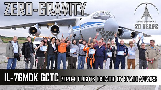 Zero-G Parabolic Flight with the Ilyushin 76 - Created SPACE AFFAIRS