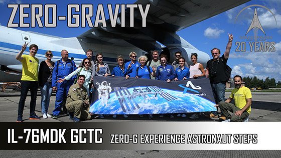 Zero-G Flight Experience - Astronaut Steps